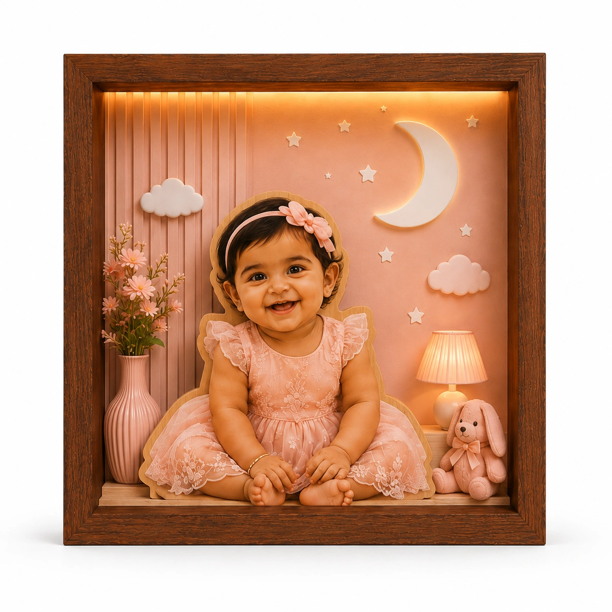 3D Baby Photo Frame